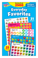 Everyday Favorites Superspots & Supershapes Stickers Variety Pack by Enterprise