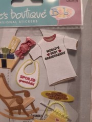 Jolees Grandma and Grandpa Scrapbook Stickers Grandparents House NIP SPJBLG129