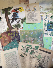 Vintage Childrens Ephemera Junk Journal Pack Book Pages Collage Crafts