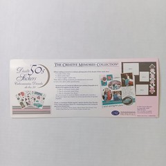 Creative Memories ’40s/’50s/’60s/’70s Decade Sticker Sets- 6 Sheets Each