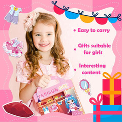 Reusable Sticker Books for Toddlers Ages 2-8, 3D Puffy Stickers Activity Set