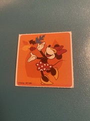 SmileMakers Minnie Mouse Autumn Theme Sticker Mod 2.5” Inches