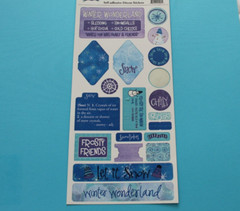 Reminisce Self Adhesive Diecut Stickers «Winter Wonderland» WW-101