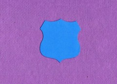 ROAD SIGN die cuts scrapbook cards