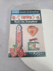 Vintage 1994 Plaid Rub-On Transfers Lot 2 Ivy Nature Pigs Country Critters Craft