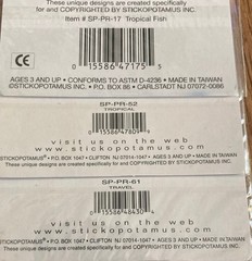 Stickopotamus Scrapbooking Tropical Vacation Stickers Lot Of 3 NEW SEALED