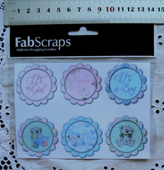 Royal BABY Round Stickers & Elegant WORDS – 4cm Across – Flat Stickers LT6