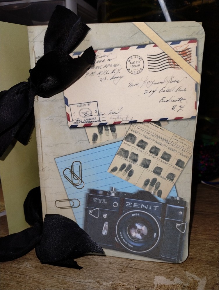 Crime Detective Junk Journals Scrapbook USA