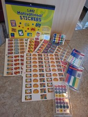 Huge Vintage Teacher Grading Sticker Lot 80s 90s Y2K Too Many To Count Must See