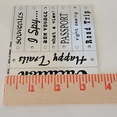 CHOICE-DCWV ~Metallic Look Accents Die Cuts Paper Craft Card Scrapbook Tags ~NEW