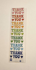 Pipstickers Pipsticks Stickers Lot of 1 Strip ~Thank You~ Unpackaged Nov 2021