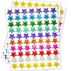 3500 Pcs Holographic Rainbow Star Stickers for Kids Reward Chart, Colorful Sm…
