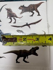 JURASSIC WORLD JURASSIC PARK Realistic Dino Sticker 4 Pack buy more and save $$