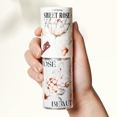 Pre-Cut Sweet Rosé Washi Tape Roll – Decorative Japanese Paper for Journaling, S