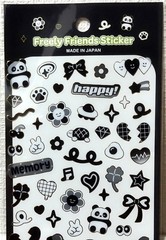 GAIA Kawaii Freely Friends Sticker Animal Panda Flower Clover Gift MADE IN JAPAN