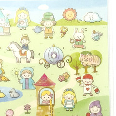 Fairy Tale Storybook Sticker Sheet Japan Kawaii Planner Scrapbook