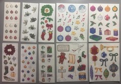 CREATIVE MEMORIES LOT OF CHRISTMAS STICKERS – ALL NEW (4 BLOCK & 6 STUDIO)