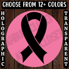 40 BREAST CANCER AWARENESS STICKERS 2″ ROUND LABELS SEALS OCTOBER PINK RIBBON
