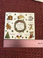 New Joy Marie Scrapbooking Stickers – Christmas Ingredients