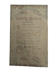 Vintage Sandylion Stickers 1984 Away In A Manger Maxi Activity Sheet Christmas