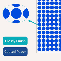 2340 PCS Colored Dot Stickers 1/2″ Color round Circle Stickers Colored Coding La