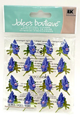 Jolee’s Boutique Bluebonnet Repeats Dimensional Stickers 16 Pcs. NEW