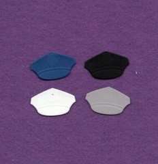 POLICE # 3 HAT die cuts scrapbook cards