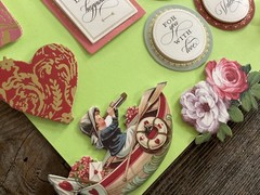 Anna Griffin Valentines Day Romantic Stickers and Sentiments 20 Pieces