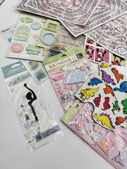 Lot 50 Assorted Scrapbooking Embellishment Stickers Album Card Making Appliqué