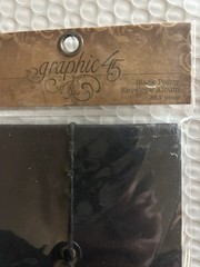 Retired Lot Of Graphic 45, Easel Albums, Paper, Stickers, Embellishments 249