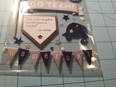 Scrapbooking Baseball & Sports Themed Set Of 3 Mixed Brand Items – Brand NEW