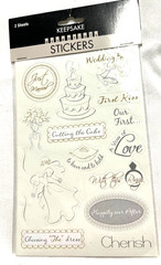 ScrapBook Stickers- KEEPSAKE ESSENTIALS- Wedding