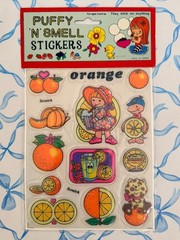 SEALED Mega Set Of 12 Vintage Puffy-n-Smell Stickers 1980 Packs! RARE Collection