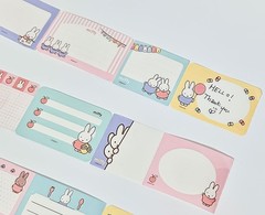 Miffy Perforated Sticky Note Roll Writable Memo Tape Planner Journal Deco Korea