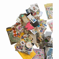 Huge Sticker Lot Scrapbook Planner Kawaii Vintage Ephemera Craft Bundle Destash
