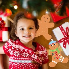 12 Gingerbread Man Craft Kit for Kids DIY Create Your Own Foam Gingerbread Ma…