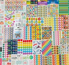 Huge Lot Stickers Kit Set Planner Craft Scrapbook Variety Of Themes | 1679+ Pcs.