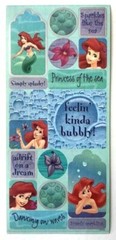 Disney Princess Ariel Little Mermaid Sea Tags Sandylion Cardstock Sticker Sheet
