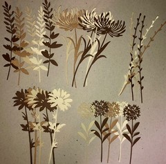 🦋25 WILDFLOWERS #1 cardstock paper die cut embellishments scrapbook