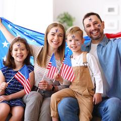 American Flag Star Stickers, 500 PCS 1.5 Inch Self Sealing 4Th of July Stickers