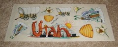 Stamping Station Clear Sticker Sheet ~ Travel……State of Utah Vintage 2001