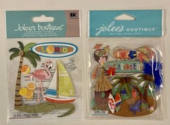 Lot of 10 Travel Related Jolee’s Boutique Stickers!