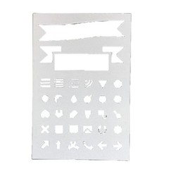 Calendar Grid Stencil Template for Planner Journal Scrapbooking USA Handmade