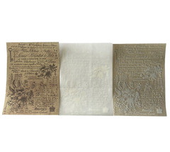 30 pcs Fragments Scrapbooking Paper Card Making Crafts Parchment Munken Papers