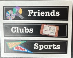 *Creative Memories Stickers School Friends Clubs Sports