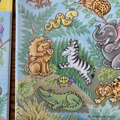 Vintage 1989 Stickers 4 Sheets Ambassador Hallmark Animals Sealed Made In USA