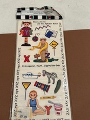 Tie Me To The Moon Miss La De Da & the Alphabet bunch, 24 sheets, for ABC BOOK