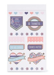 Pen+Gear Paper Sticker Book Pink Blue 15 Sheets 600+Stickers READ