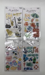 The Paper Studio -La Petites’ Scrapbook Stickers 3D Lot of 9