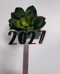 2024 or 2025 Year Clear Vinyl Sticker
